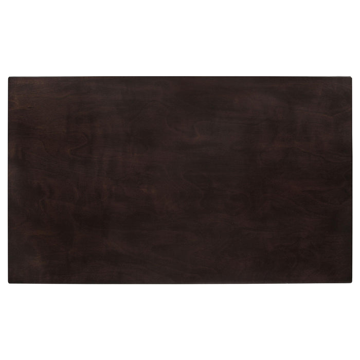 Gabriel 5-piece Rectangular 59-inch Closed Back Dining Set Cappuccino