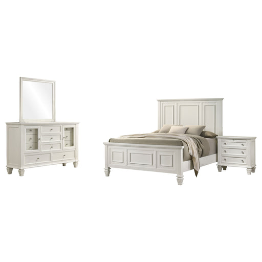 Sandy Beach 4 Pc Bedroom Set - Wayne's Fine Furniture & Bedding (Jacksonville,FL)