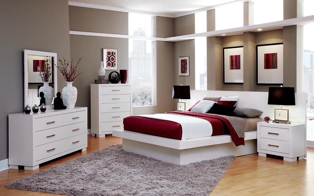 Jessica Minimalistic Platform Bedroom Set - Wayne's Fine Furniture & Bedding (Jacksonville,FL)