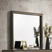 Baker Rectangular Dresser Mirror Brown and Light Taupe image