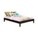 Hounslow California King, E.King, & Queen Universal Platform Bed Cappuccino - Wayne's Fine Furniture & Bedding (Jacksonville,FL)