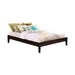 Hounslow California King, E.King, & Queen Universal Platform Bed Cappuccino - Wayne's Fine Furniture & Bedding (Jacksonville,FL)