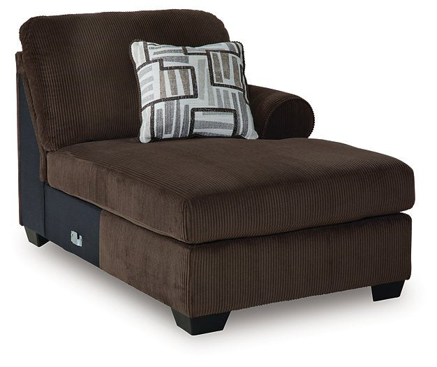 Kimlee Sectional with Double Chaise - Wayne's Fine Furniture & Bedding (Jacksonville,FL)