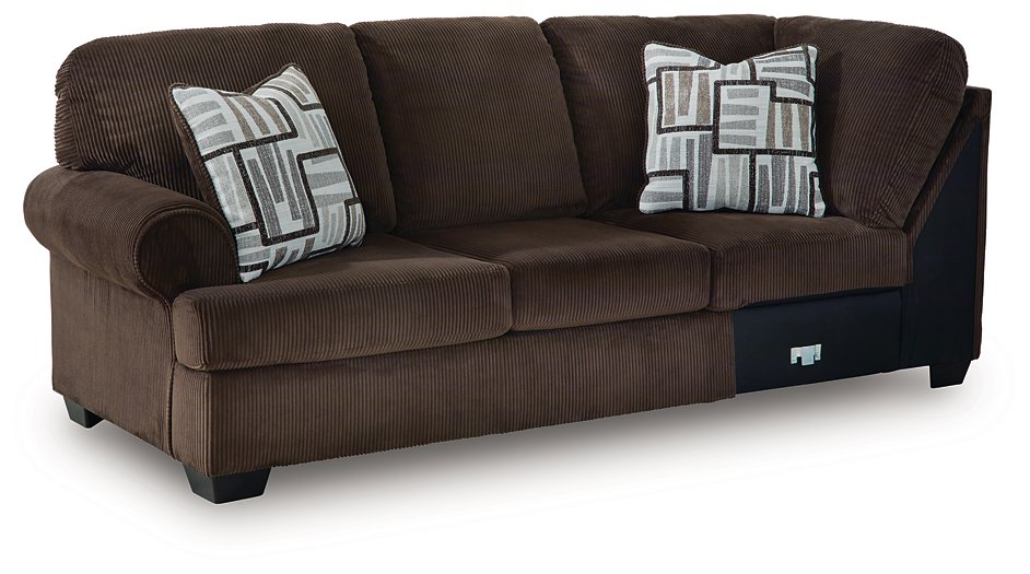 Kimlee Sectional with Chaise - Wayne's Fine Furniture & Bedding (Jacksonville,FL)