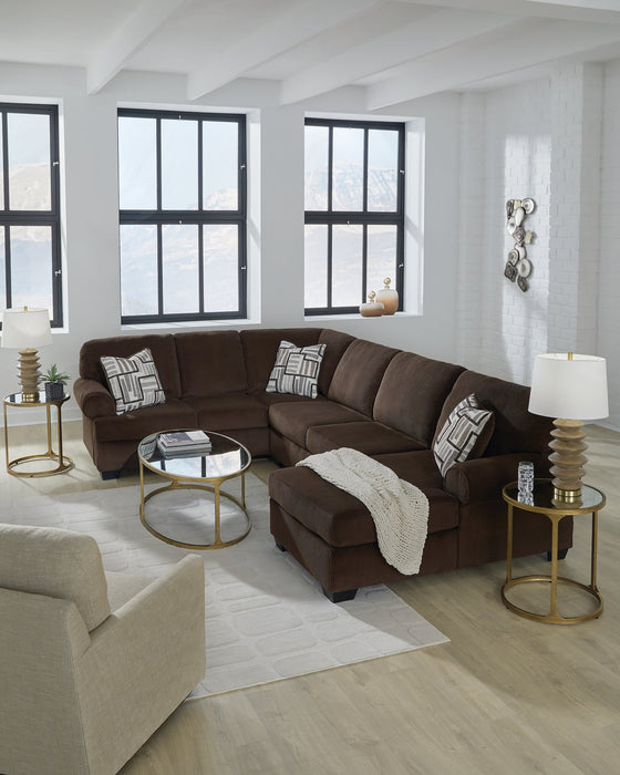 Kimlee Sectional with Chaise - Wayne's Fine Furniture & Bedding (Jacksonville,FL)