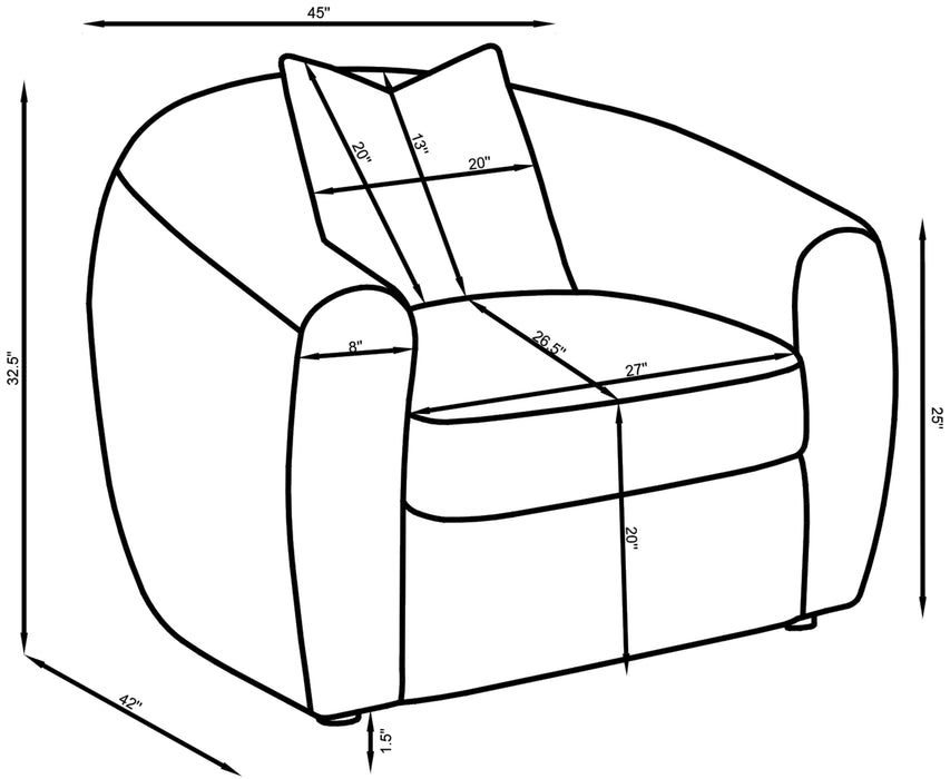 Isabella Stationary 3 Pc Sets - Wayne's Fine Furniture & Bedding (Jacksonville,FL)