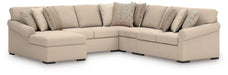 LadyMae Sectional with Chaise - Wayne's Fine Furniture & Bedding (Jacksonville,FL)