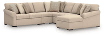 LadyMae Sectional with Chaise - Wayne's Fine Furniture & Bedding (Jacksonville,FL)