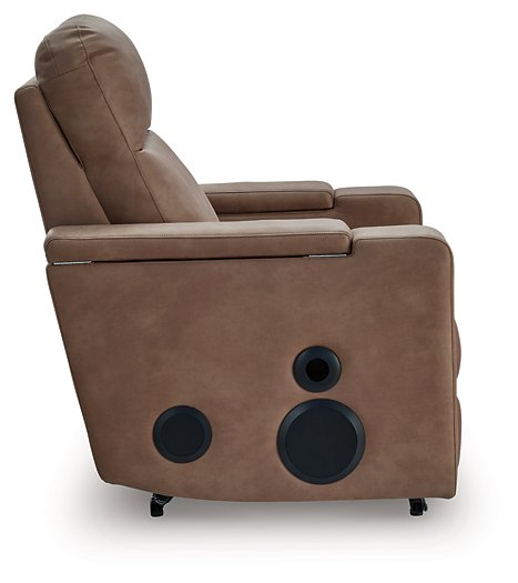 Lorrenton Power Glider Recliner with Audio System - Wayne's Fine Furniture & Bedding (Jacksonville,FL)