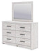 Cayboni Dresser and Mirror - Wayne's Fine Furniture & Bedding (Jacksonville,FL)