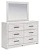 Cayboni Dresser and Mirror - Wayne's Fine Furniture & Bedding (Jacksonville,FL)