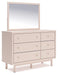 Wistenpine Dresser and Mirror image