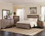 Kauffman California King, E.king, & Queen Panel Bed Washed Taupe - Wayne's Fine Furniture & Bedding (Jacksonville,FL)