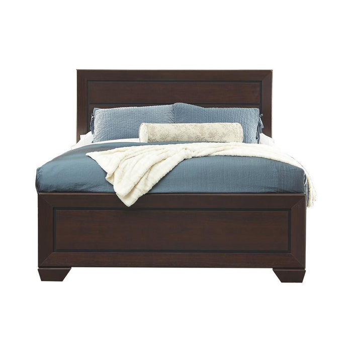 Kauffman California King, Eastren King, & Queen Panel Bed Dark Cocoa - Wayne's Fine Furniture & Bedding (Jacksonville,FL)
