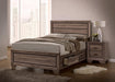 Kauffman California King, E.king, & Queen Panel Bed Washed Taupe - Wayne's Fine Furniture & Bedding (Jacksonville,FL)