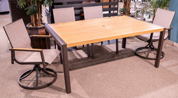 Carmel Highlands Outdoor Dining Table - Wayne's Fine Furniture & Bedding (Jacksonville,FL)