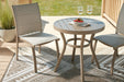 Mission Beach Outdoor Table and 2 Chairs - Wayne's Fine Furniture & Bedding (Jacksonville,FL)
