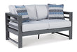 Amora Outdoor Sofa with Cushion - Wayne's Fine Furniture & Bedding (Jacksonville,FL)