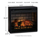 Entertainment Accessories Electric Infrared Fireplace Insert - Wayne's Fine Furniture & Bedding (Jacksonville,FL)